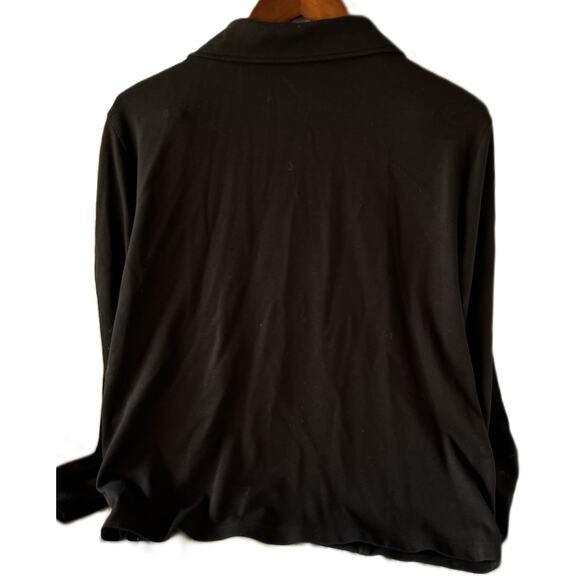 Liz Claiborne Russ Gray Button Up Cardigan Size L (12/14) - Picture 3 of 4